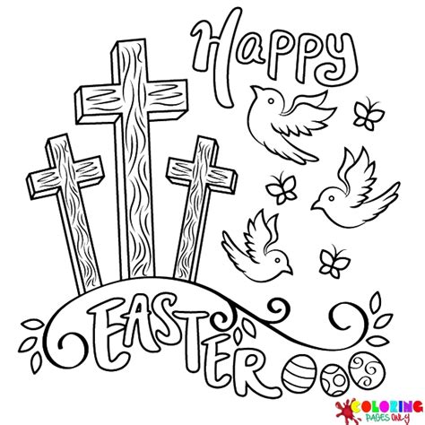 Free Religious Easter Printable Coloring Pages