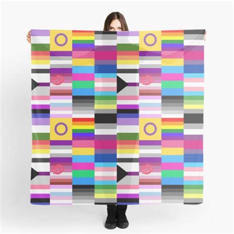 Lgbt Pride Flags Collage Scarf By Scottykat Redbubble