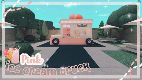 Pink Ice Cream Truck Bloxburg Speedbuild Iidxamond Youtube