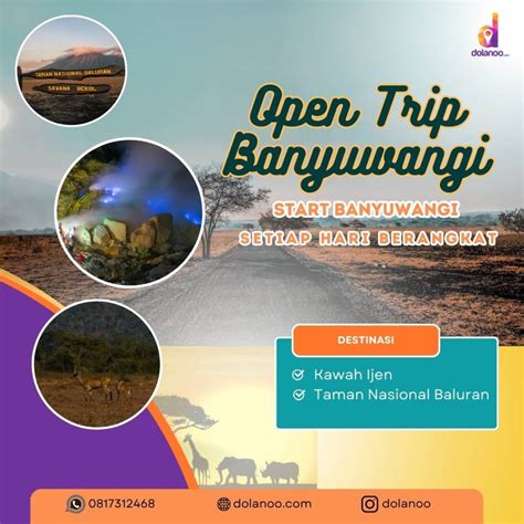 Open Trip Banyuwangi 2024 Dolanoo