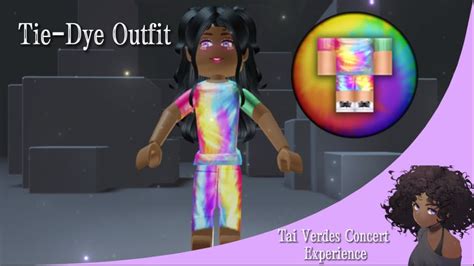 Tai Verdes Concert Experience ALL 60 FREE Tie Dye Outfit ROBLOX