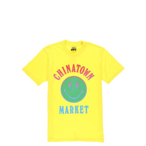 Chinatown Market Smiley Logo T Shirt Yellow Garmentory