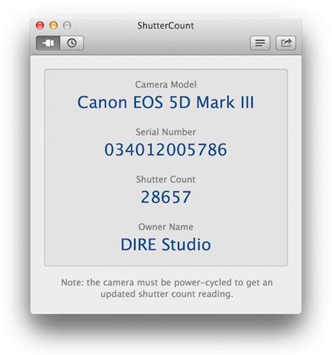 How To Know The Shutter Count Of Your Canon Dslr