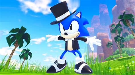 HAPPY BIRTHDAY SONIC SONIC SPEED SIMULATOR Tuxedo Classic Sonic