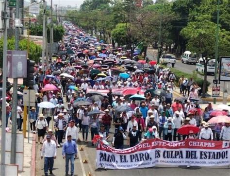 Maestros En Chiapas Se Van A Paro Indefinido Almomento Noticias