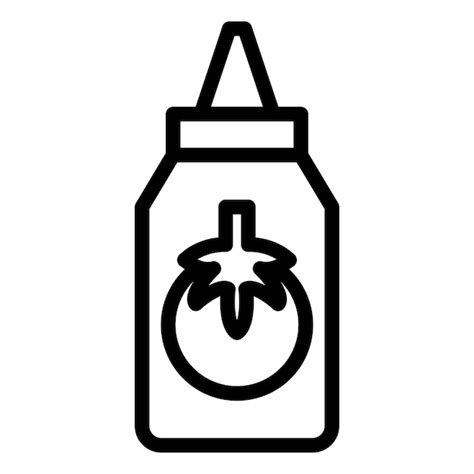 Premium Vector Sauce Icon Style