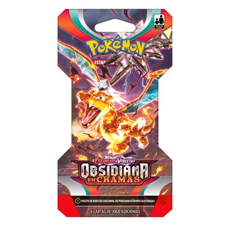 Blister Unit Rio Pok Mon Obsidiana Em Chamas Shopee Brasil