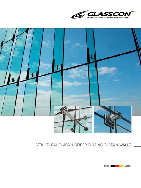 Structural Glass And Spider Glazing Curtain Walls Pdf Glasses Window