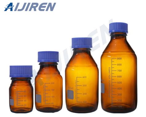 Wholesale Wide Mouth Amber Glass Reagent Bottle Aijiren Vials For Hplc Gc