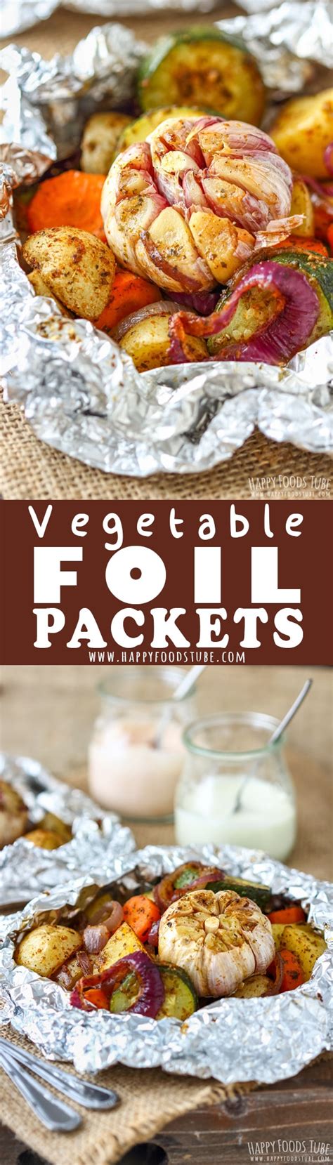 Vegetable Foil Packets - Happy Foods Tube