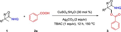 Copper Salts TBAB Catalyzed Chemo and Regioselective β C sp3 H