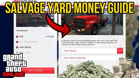 GTA Online SALVAGE YARD Money Guide Tips Tricks To Make Millions