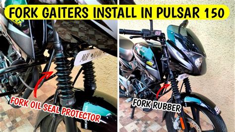 Fork Gaiters Install In Pulsar Fork Rubber Oil Seal Protector