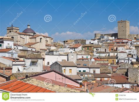 Panoramic View Of Deliceto Puglia Italy Stock Photo Image Of