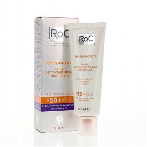 RoC Soleil Protect Fluido Uniformizador Antimanchas SPF 50 50ml GAMAFARMA