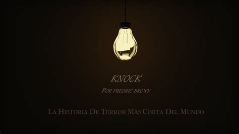 Knock La Historia De Terror Mas Corta Del Mundo Animation Short