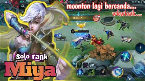 14 KILL MANIAC MIYA BUILD TOP GLOBAL MLBB 2023 YouTube