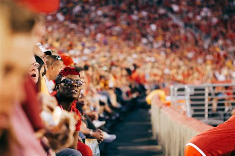 Free Images Crowd Audience Red Spectator Stadium Fan Sports