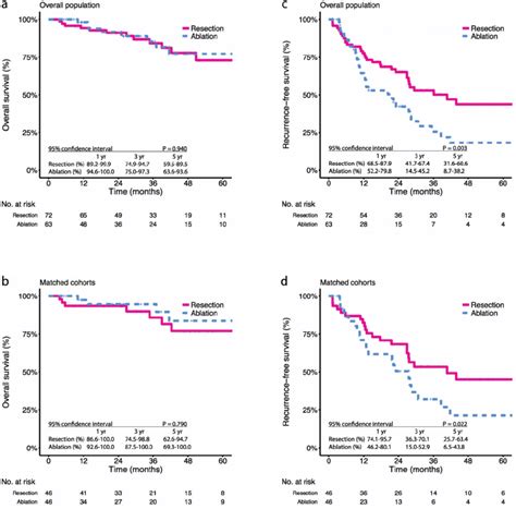 Kaplan Meier Survival Curves Comparing 5 Year Overall Survival Os And