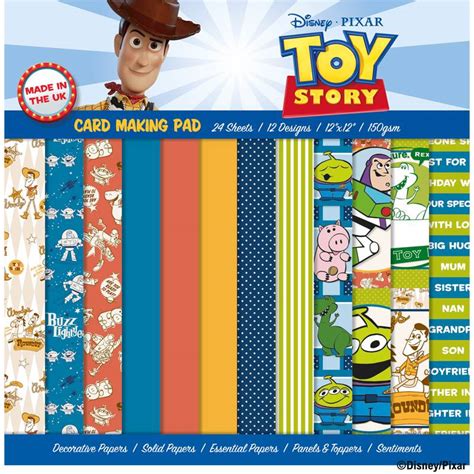 Disney Toy Story Card Making 12x12 Pad Creative Expressions