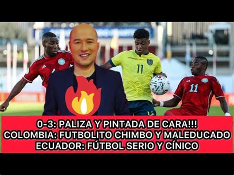 TREMENDA PALIZA LE DA ECUADOR A COLOMBIA EN EL PREOLÍMPICO 2024 YouTube