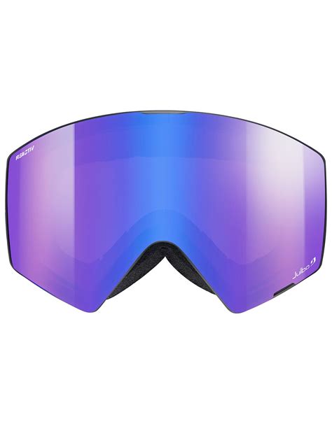 Julbo Razor Edge Gris Noir Reactiv High Contrast Flash Bleu