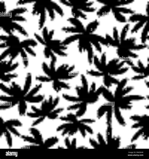 Seamless Palm Leaves Stock Vector Image And Art Alamy