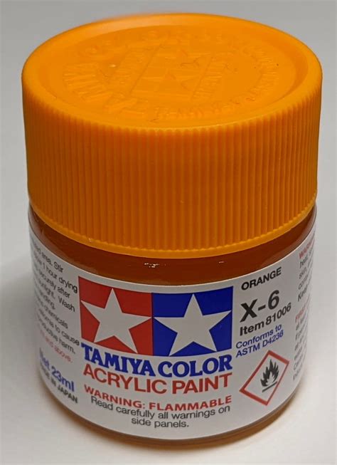 Tamiya 81006 X 6 Orange Farba 23ml X6 Tamiya Sklep Empikcom