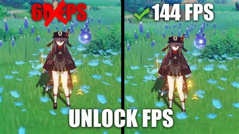 How To UNCAP FPS In Genshin Impact YouTube