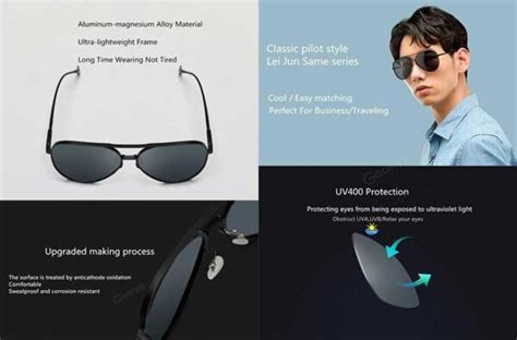 Xiaomi Mi Tyj02ts Polarized Navigator Sunglasses Sinin