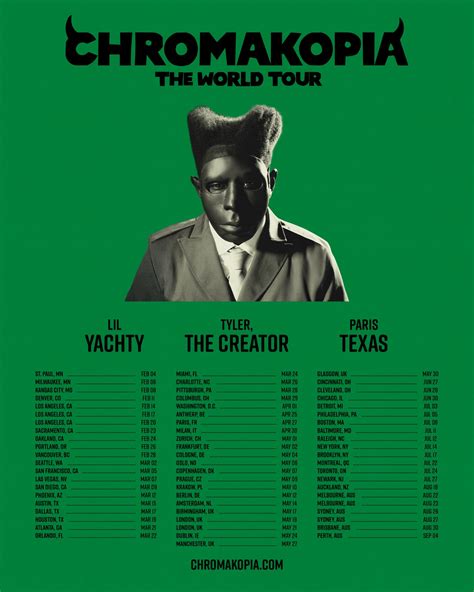 Tyler The Creator Announces Chromakopia The World Tour Pitchfork