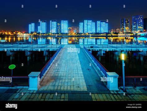 Now the city skyline, Fuzhou, China Stock Photo - Alamy