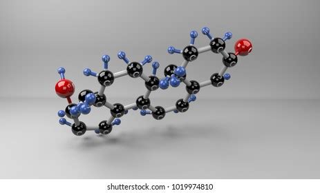 Testosterone Molecule Illustration Testosterone Molecular Structure ...