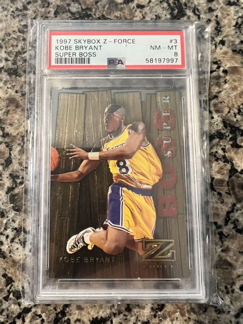 1997 98 Skybox Z Force Super Boss 3 KOBE BRYANT NM MT EBay