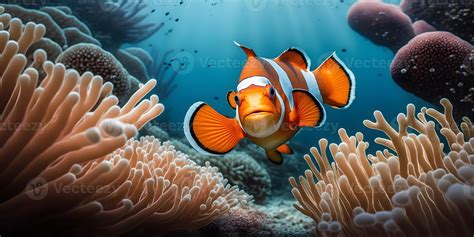 The Beauty of Marine Life, Clownfish in their Natural Habitat. 21938289 ...