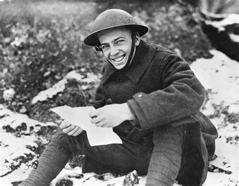 Wwi Soldier C1915 Na Soldier Reading A Letter Sometime During World War