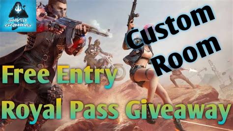 Royal Pass Giveaway Unlimited Custom Room Pubg Mobile Live Stream