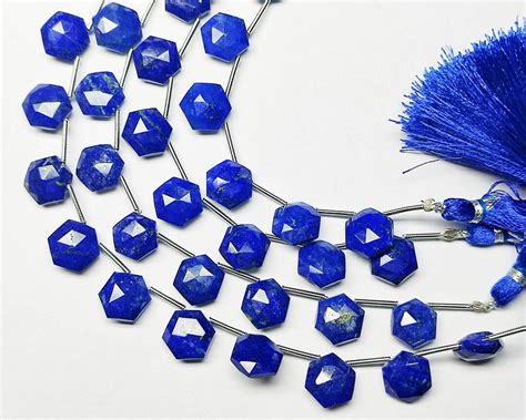 Pieces Five Perfectly Matched Pairs Aaa Grade Lapis Lazuli Faceted