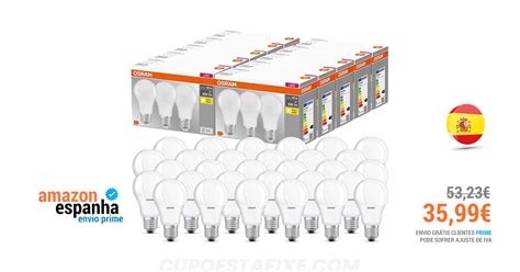 Osram Led Base Classic A W E Unidades Cup Es T Fixe