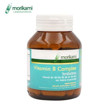 Vitamin B Complex ผลิตภัณฑ์เสริมอาหาร วิตามินบีรวม Vitamin B Complex บรรจุ 30 แคปซูล Th