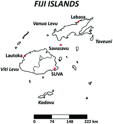 Levu Vana Island Map