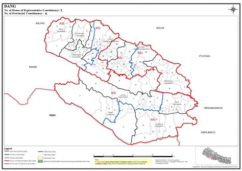 Constituency Map of Dang District of Nepal – Nepal Archives