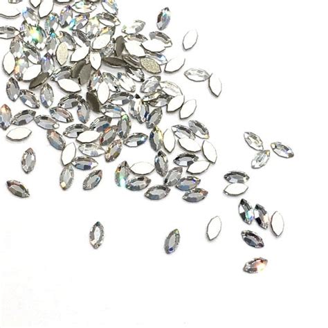 Crystal 001 Swarovski 2058 Flatbacks No Hotfix Rhinestones Etsy