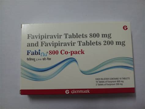 Fabiflu Favipiravir 800mg Treatment Covid At Rs 2200 Stripe In New