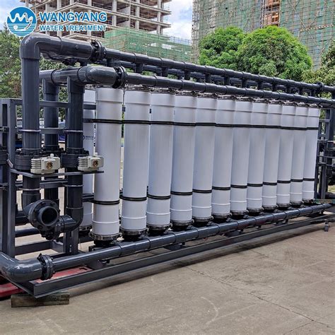 60tph Groundwater Hollow Filter UF Mineral Water Treatment System For