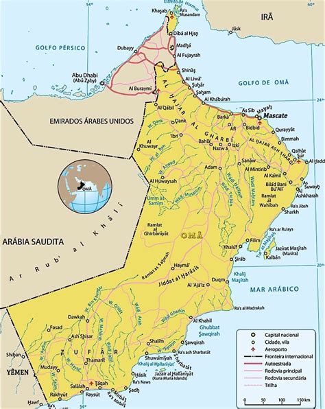 Mapa De Oma Fatos Interessantes E Informa Es Sobre O Pa S