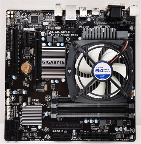 GIGABYTE GA 78LMT USB3 Rev 6 0 Mainboard AM3 Bundle AMD FX 4300 8GB