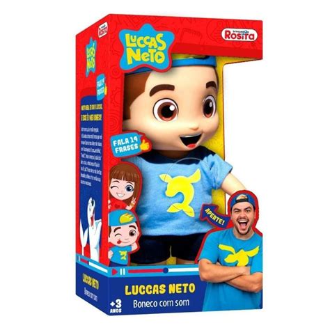 Boneco Lucas Neto C14 Som Brinquedo Para Bebês Rosita Nunca Usado