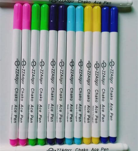 7 Colors Adger Water Soluble Pens Water Erasable Marking Pen Etsy Canada