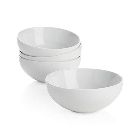 Set Of 4 Bistro Bowls 575 18oz Reviews Crate And Barrel Bowl